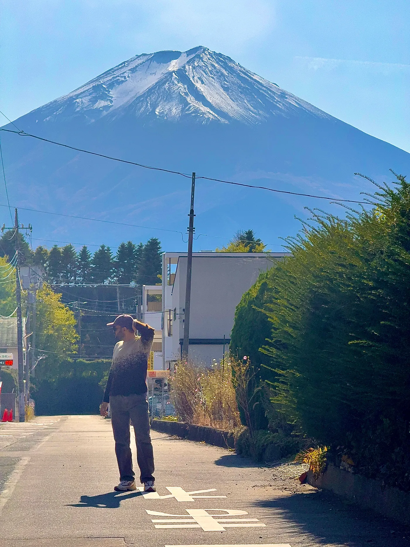 Caught clear Mt Fujisan